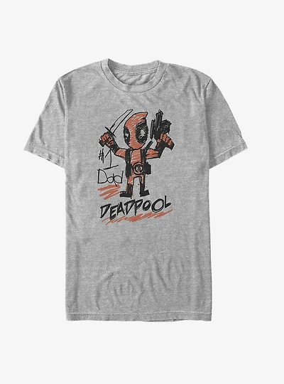 Marvel Deadpool Dad Big & Tall T-Shirt