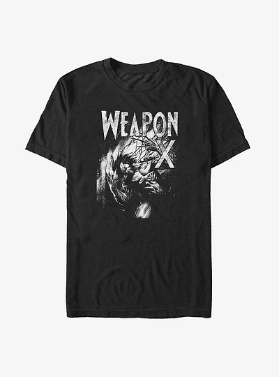 Marvel X-Men Wolverine Weapon X Grayscale Big & Tall T-Shirt
