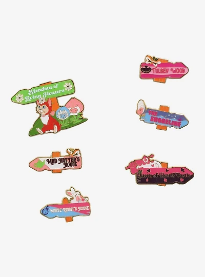 Loungefly Disney Alice in Wonderland Sign Post Blind Box Enamel Pin — BoxLunch Exclusive