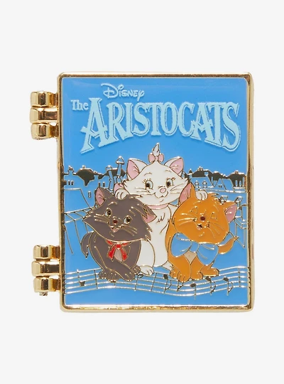 Loungefly Disney The Aristocats Marie, Berlioz, and Toulouse Hinged Enamel Pin — BoxLunch Exclusive