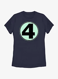 Marvel Fantastic Four Classic Costume Fill Womens T-Shirt