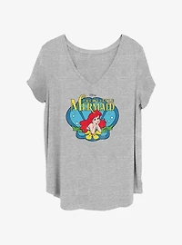 Disney The Little Mermaid Ariel Womens T-Shirt Plus
