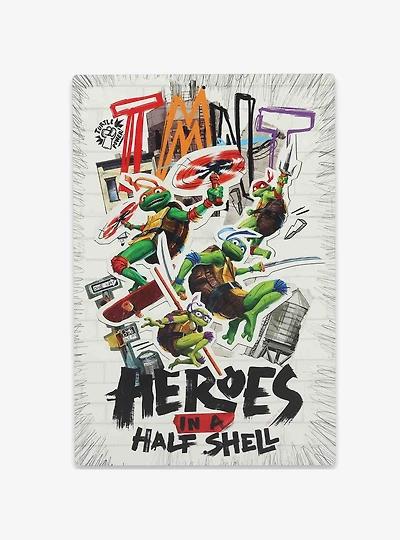 Teenage Mutant Ninja Turtles Heroes in a Half Shell Metal Wall Decor