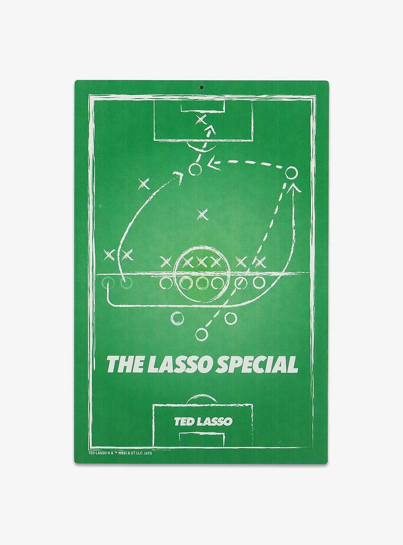 Ted Lasso The Lasso Special Play Metal Wall Decor