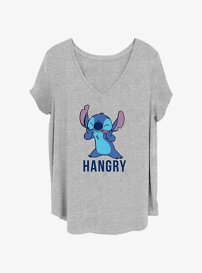 Disney Lilo & Stitch Hangry Smile Womens T-Shirt Plus