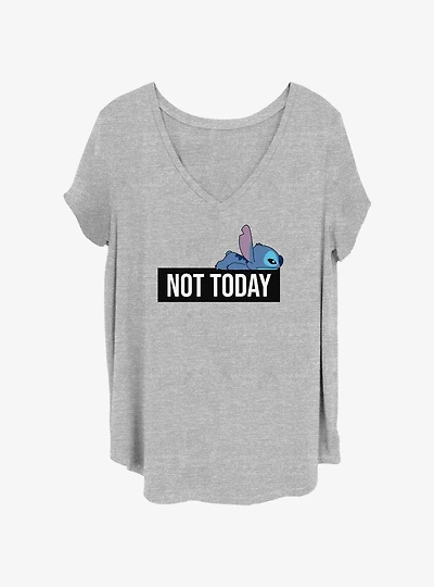 Disney Lilo & Stitch Not Today Womens T-Shirt Plus