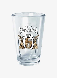 Pabst Blue Ribbon Olympia Horseshoe Mini Glass