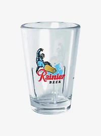 Pabst Blue Ribbon Snowbaord Rainier Mini Glass