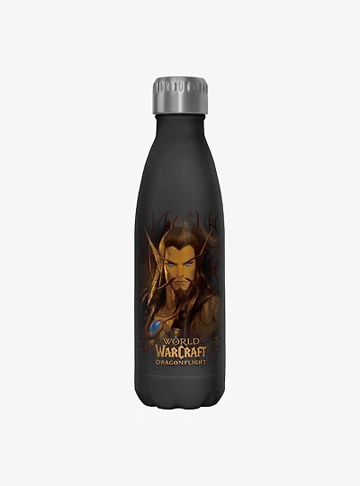 World of Warcraft Nozdormu Bronze Dragon Logo Stainless Steel Water Bottle