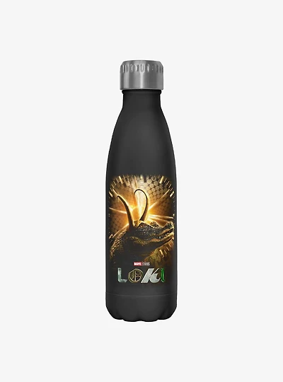 Marvel Loki Alligator Loki Poster Stainless Steel Water Bottle