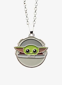 Star Wars: The Mandalorian Grogu Necklace And Earring Set