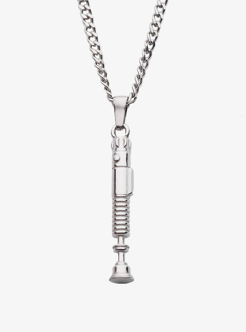 Star Wars Obi-wan Kenobi 3D Lightsaber Handle Pendant Necklace