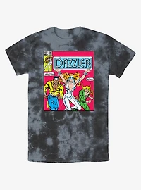 Marvel Dazzler Iron Fist And Luke Cage Tie-Dye T-Shirt