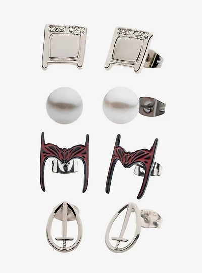 Marvel WandaVision Character Stud Earrings Set