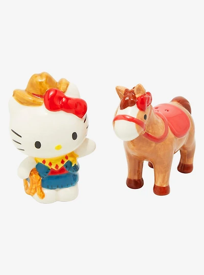Sanrio Hello Kitty Cowgirl & Horse Salt and Pepper Set