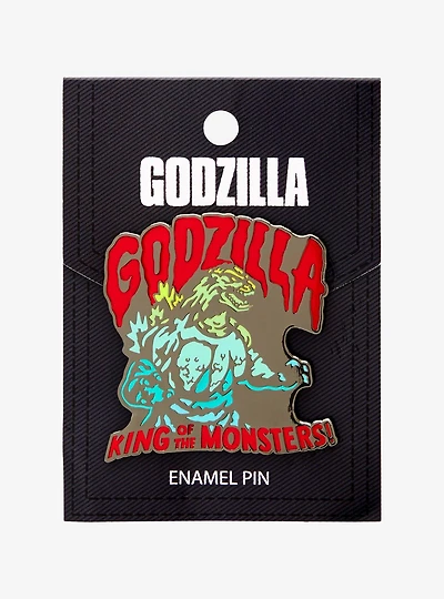 Godzilla Color Portrait Godzilla Enamel Pin - BoxLunch Exclusive