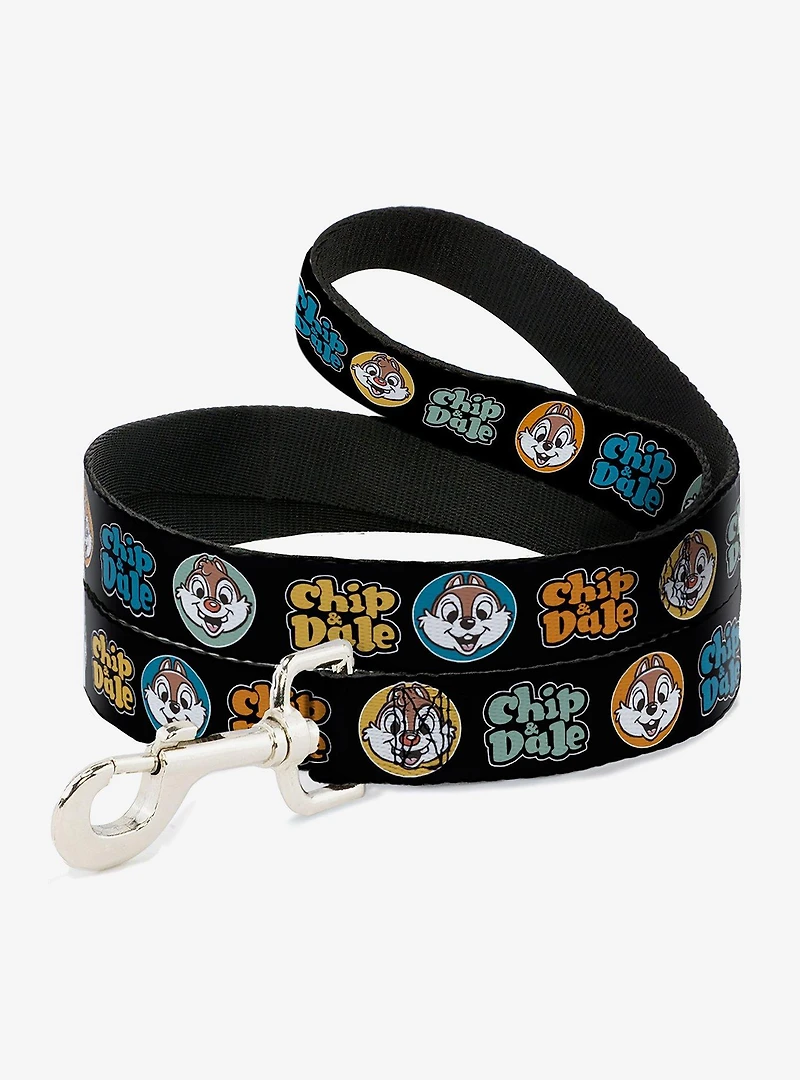 Disney Chip and Dale Expression Bubbles Dog Leash