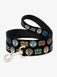 Disney Chip and Dale Expression Bubbles Dog Leash