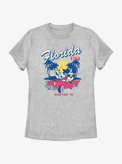 Disney Mickey Mouse Minnie Road Trip Womens T-Shirt