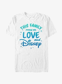 Disney This Family Runs On Love and T-Shirt