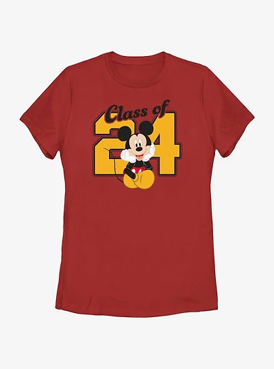 Disney Mickey Mouse Graduating Class of 2024 Womens T-Shirt