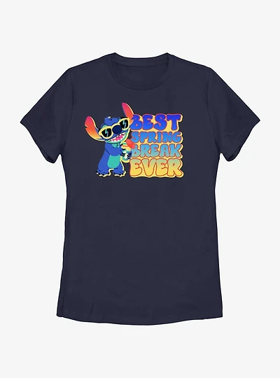 Disney Lilo & Stitch Best Spring Break Ever Womens T-Shirt