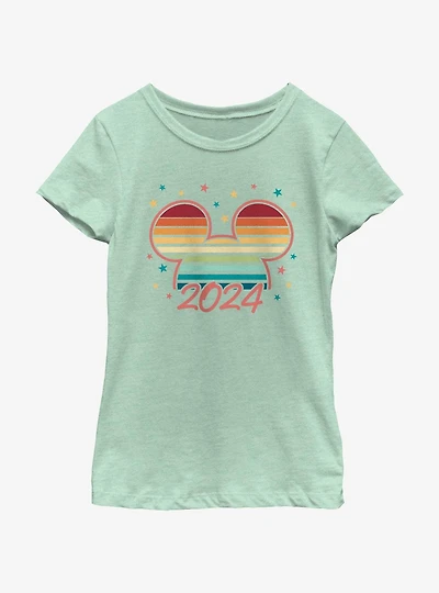 Disney Mickey Mouse Ears 2024 Youth Girls T-Shirt