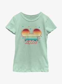 Disney Mickey Mouse Ears 2024 Youth Girls T-Shirt