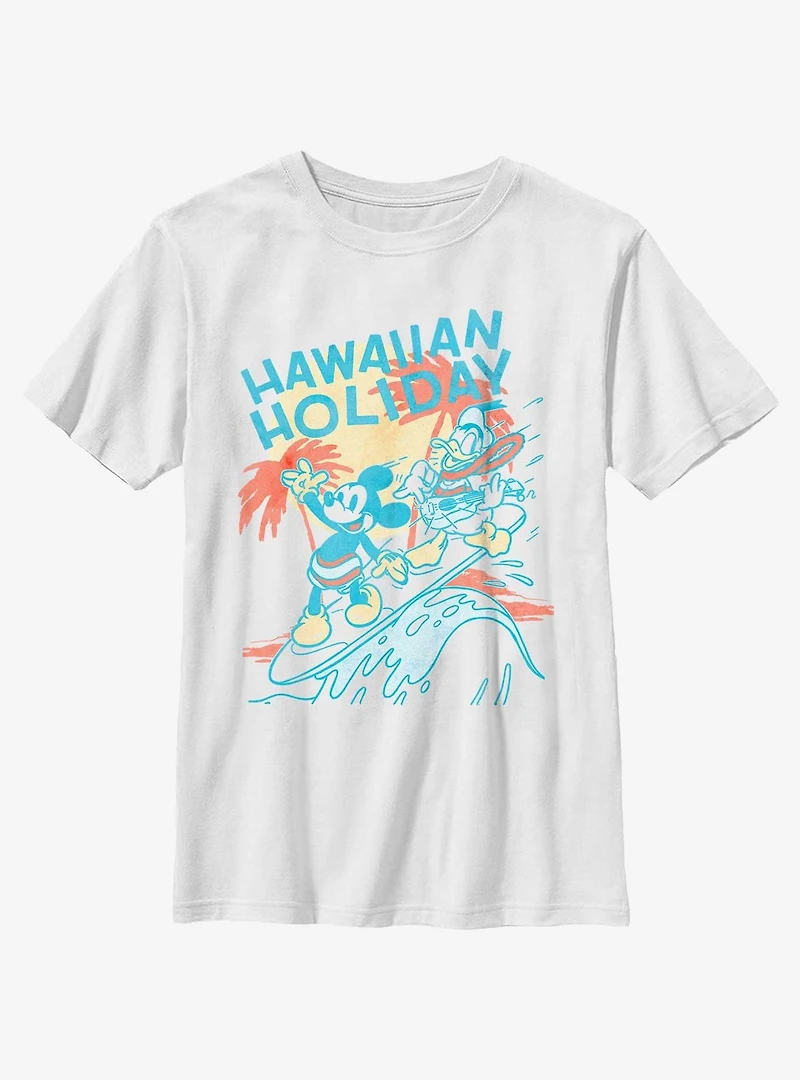 Disney Mickey Mouse Surfs Up Holiday Youth T-Shirt