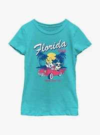 Disney Mickey Mouse Minnie Road Trip Youth Girls T-Shirt