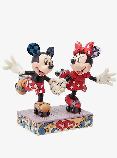 Disney Mickey & Minnie Roller Skating Figure