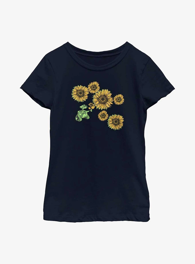 Disney Pixar Wall-E Floral Dreams Youth Girls T-Shirt