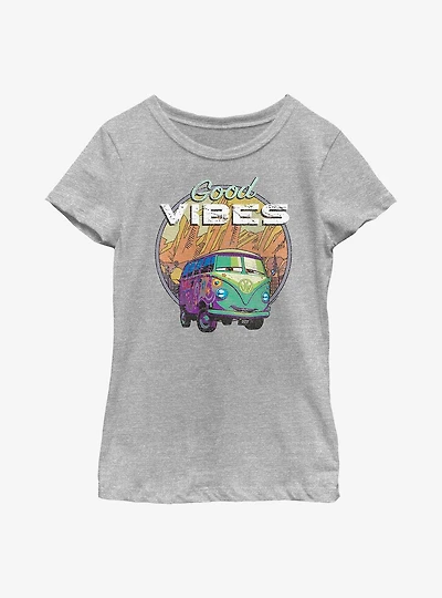 Disney Pixar Cars Good Vibes Youth Girls T-Shirt