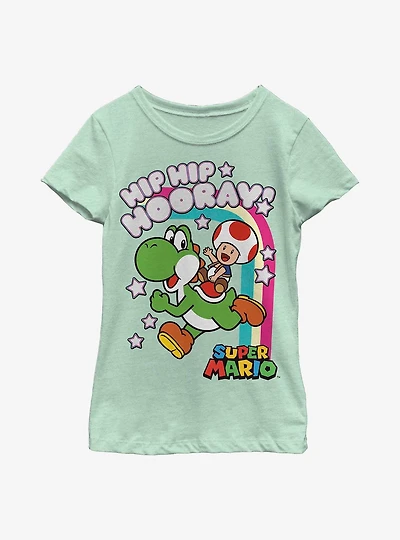 Nintendo Super Mario Hip Hooray Youth Girls T-Shirt