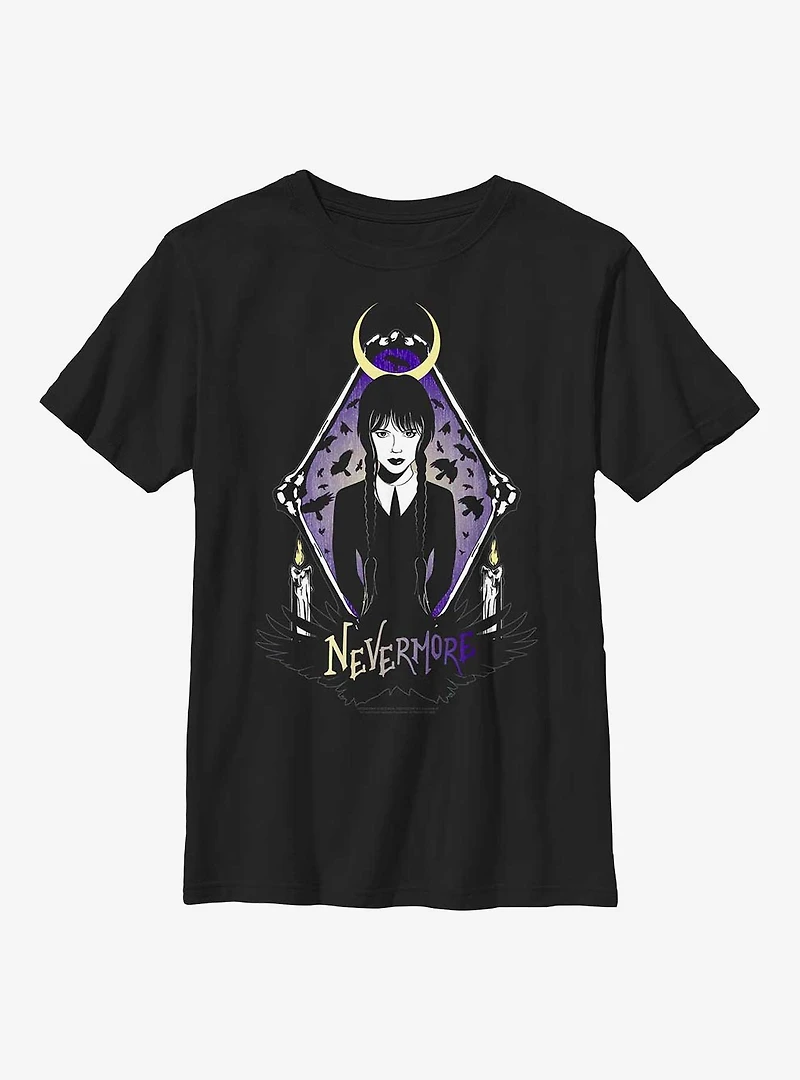 Wednesday Nevermore Youth T-Shirt