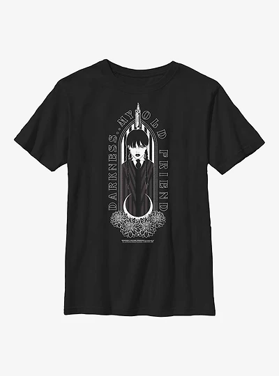Wednesday Darkness My Old Friend Youth T-Shirt
