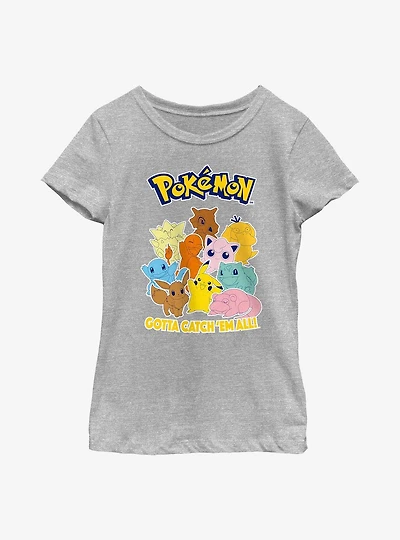 Pokemon Gotta Catch 'Em All Youth Girls T-Shirt