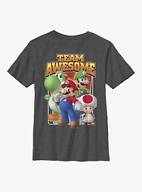 Nintendo Super Mario Team Awesome Youth T-Shirt