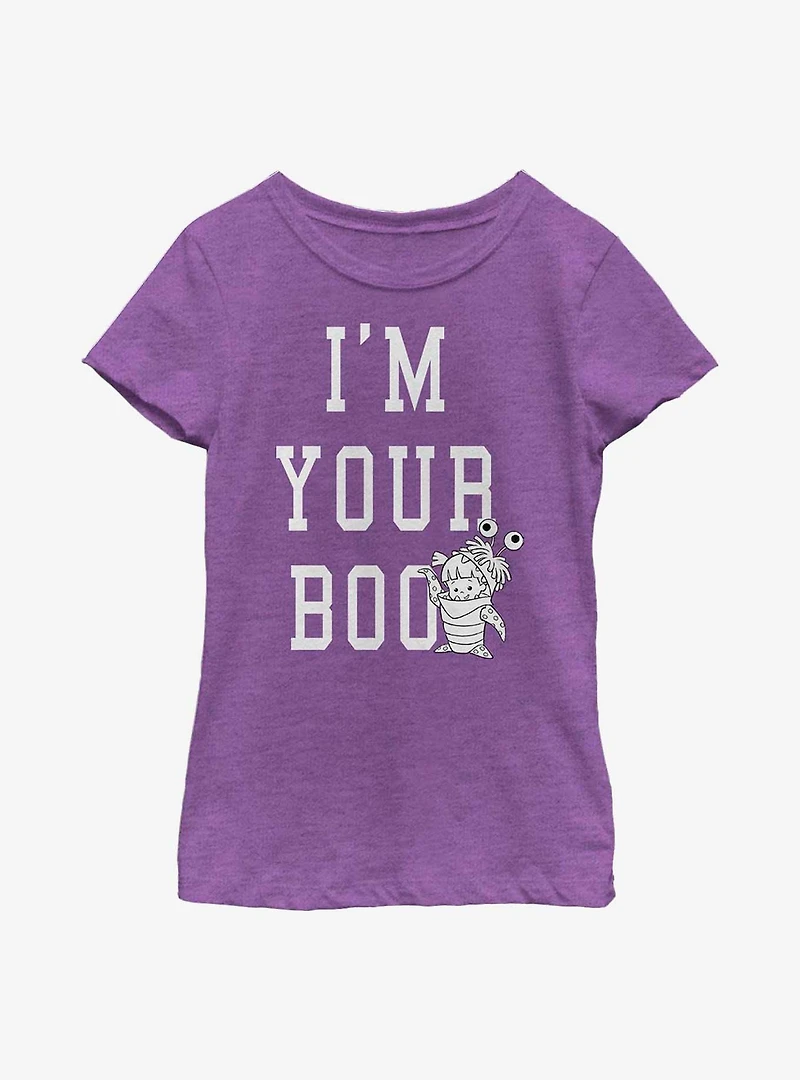 Disney Pixar Monsters Inc I'm Your Boo Youth Girls T-Shirt