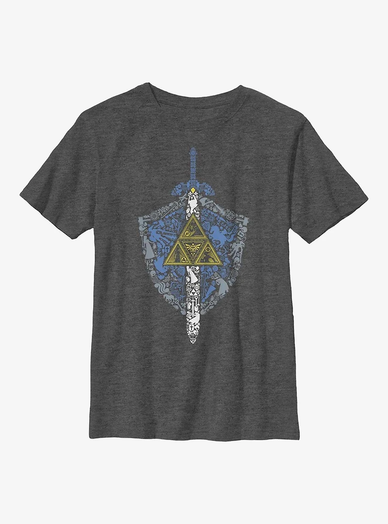 The Legend of Zelda Iconic Sword Youth T-Shirt