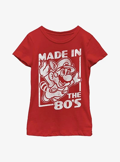 Nintendo Super Mario Made The 80s Youth Girls T-Shirt