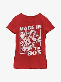 Nintendo Super Mario Made The 80s Youth Girls T-Shirt