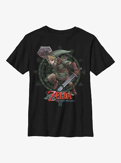 The Legend of Zelda Twilight Princess Link Youth T-Shirt