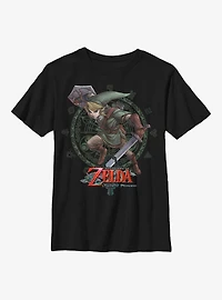 The Legend of Zelda Twilight Princess Link Youth T-Shirt