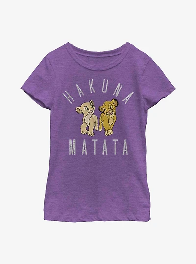 Disney The Lion King Hakuna Matata Walk Youth Girls T-Shirt