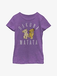 Disney The Lion King Hakuna Matata Walk Youth Girls T-Shirt