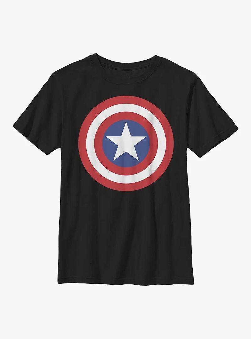 Marvel Captain America Classic Shield Youth T-Shirt