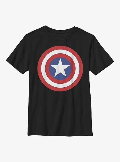 Marvel Captain America Classic Shield Youth T-Shirt