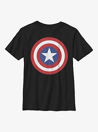 Marvel Captain America Classic Shield Youth T-Shirt