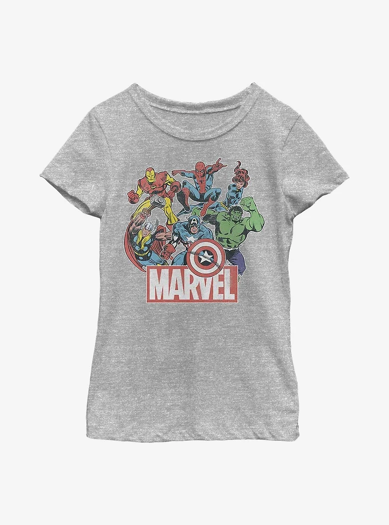Marvel Avengers Heroes of Today Youth Girls T-Shirt